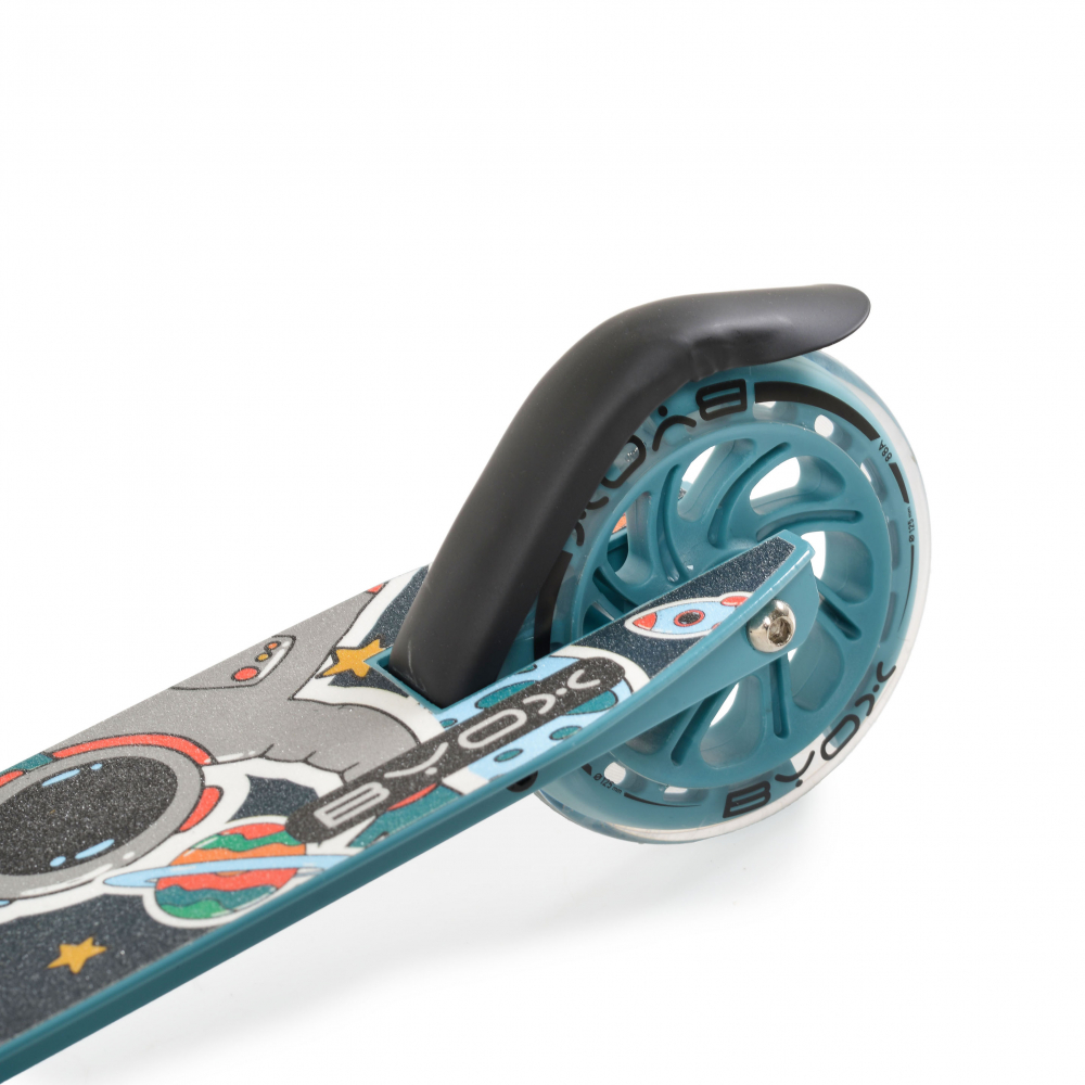 Trotineta Byox Miracle Blue Pliabilă cu Roti LED - imagine 5