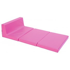 Canapea extensibilă roz Moje Bambino - imagine 2