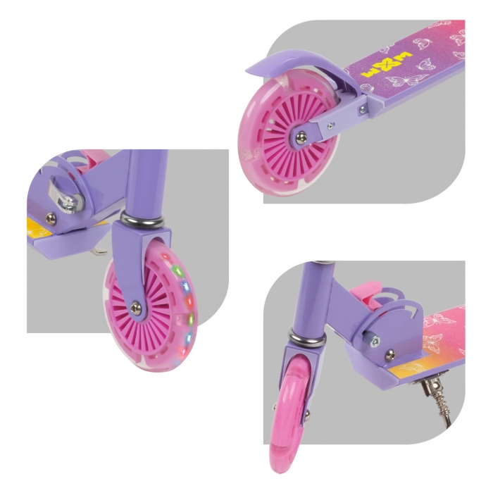 Trotineta WXM Skipo Butterfly cu lumini LED - imagine 4