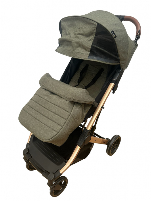 Carucior Sport Pliabil L-sun C9 Verde cu Suspensii