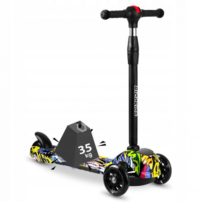 Trotineta Ricokids Piko LED cu ghidon reglabil - imagine 6