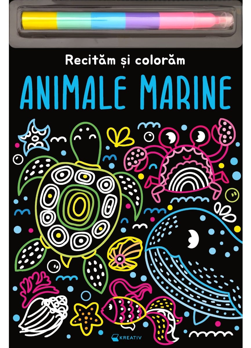 Animale Marine Kreativ | Colorat și Recitat