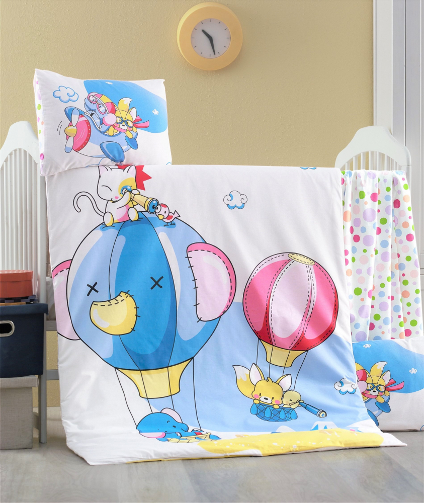 Victoria Home Set Lenjerie 6 Piese Bumbac Ranforce - imagine 2