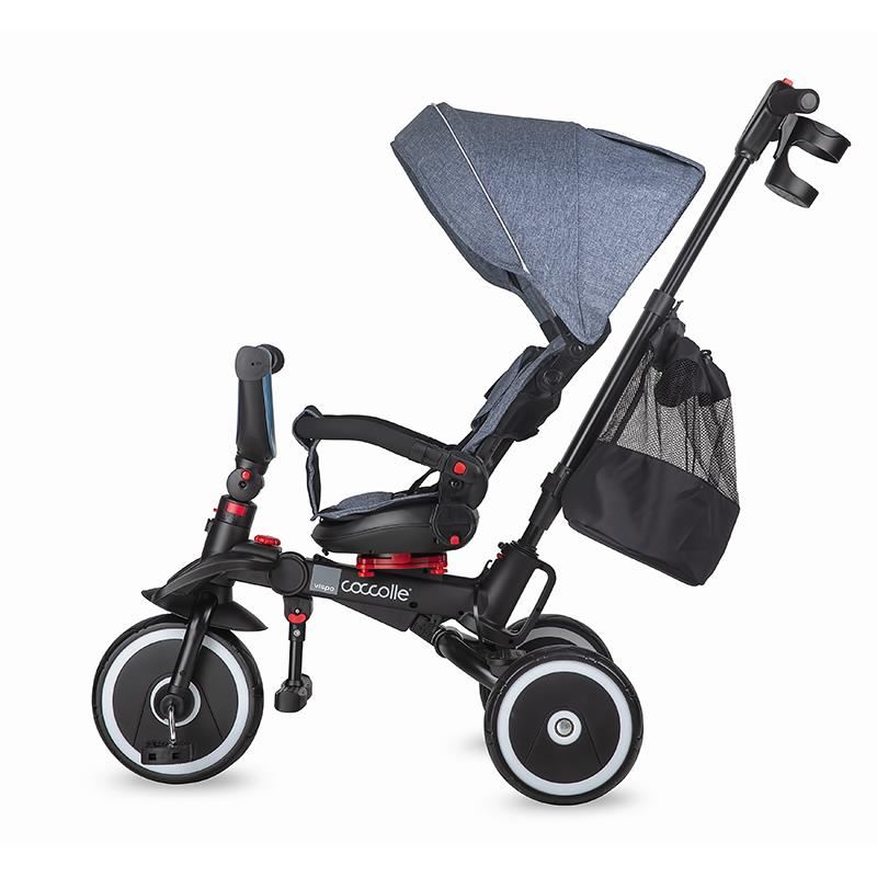 Coccolle Vispo Tricicletă Pliabilă Urban Grey - imagine 3