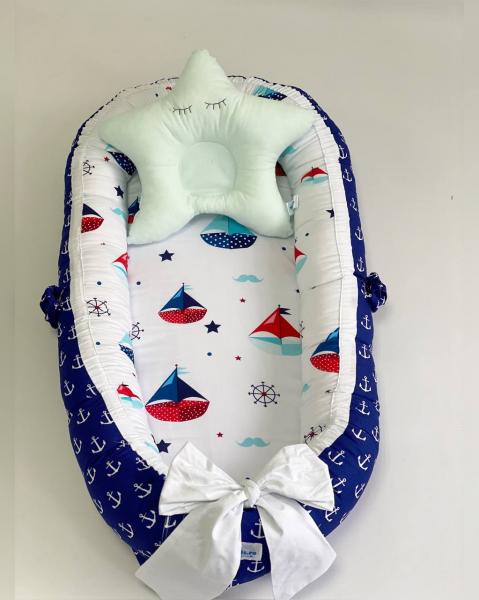 Babynest MyKids Sailor Blue - Confort și Siguranță