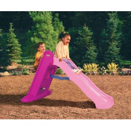 Tobogan roz Little Tikes, pentru gradina, 180 cm - imagine 3