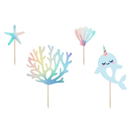 Decoratiuni Narval Party Deco 4 Buc