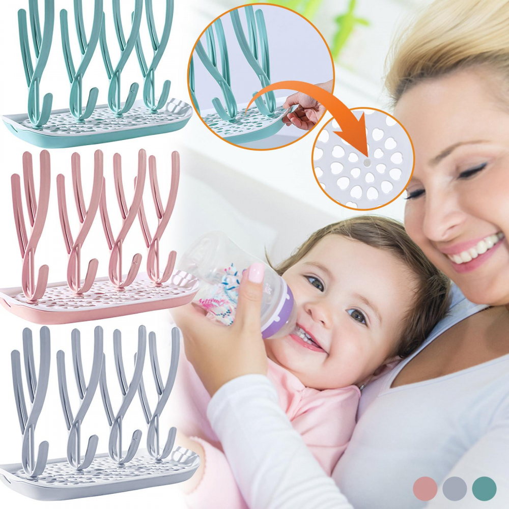 Suport Little Mom Biberoane - BPA-Free, Pratic - imagine 2