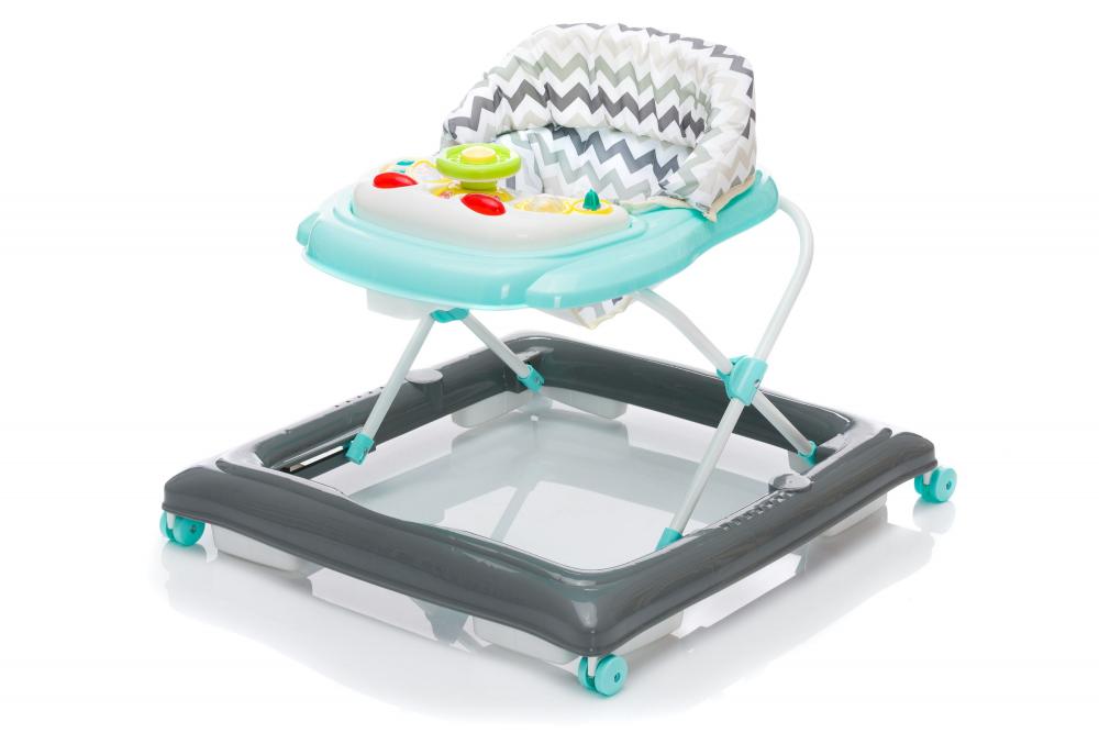 Premergator Fillikid Grey Zick-Zack cu Jucarie - imagine 5