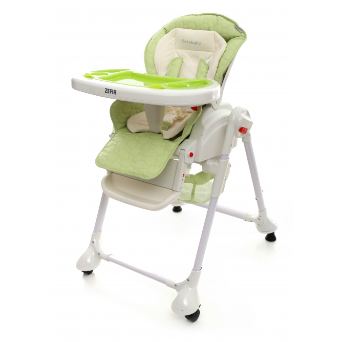 Scaun de masa Coto Baby Zefir Green, reglabil - imagine 4