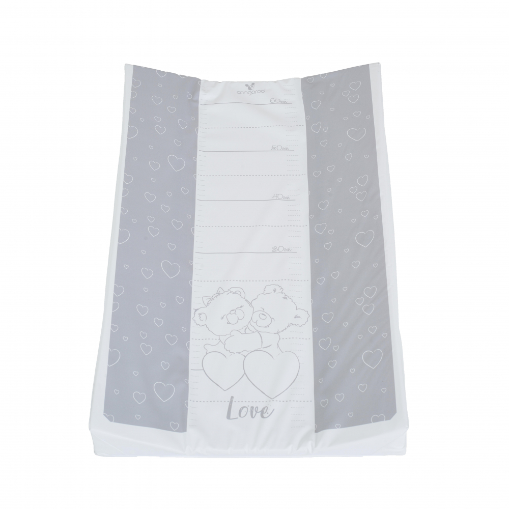 Saltea infasat Cangaroo Grey Bears, 44x67cm, impermeabila