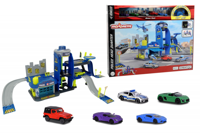 Majorette Creatix Politie - Set cu Sunete si Lumini