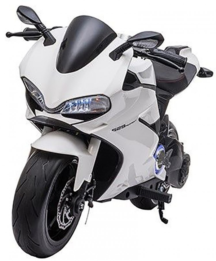Motocicleta Electrică Perfect SX1629 24V, 250W, Alb - imagine 3