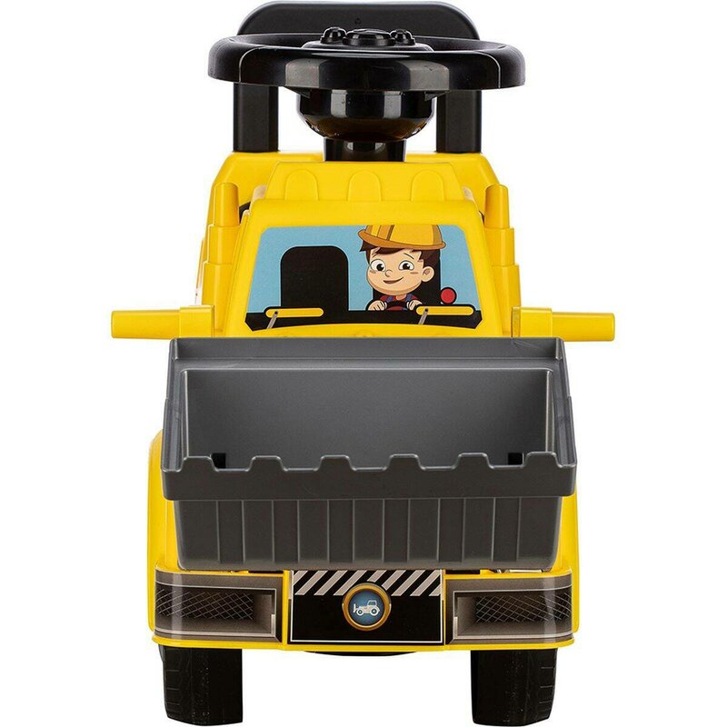 Vehicul ride-on Free2Move Buldozer Galben cu Sunete - imagine 2