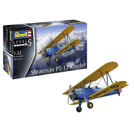 Revell Avion Stearman PT-17 Kaydet Model Detaliat