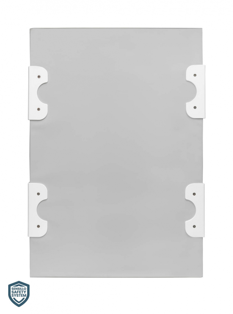 Saltea înfășat Sensillo Clouds Grey cu protecție