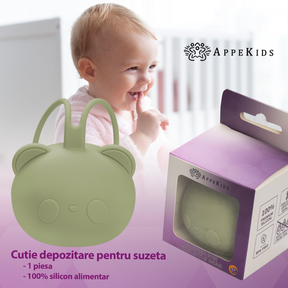 Suport Suzetă AppeKids Bear - Higienic & Practic