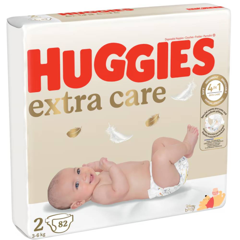 Huggies Extra Care - Protecție Premium Bebeluși