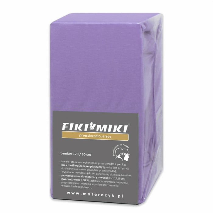 Cearsaf Bumbac Mov Fiki Miki 120x60 cm