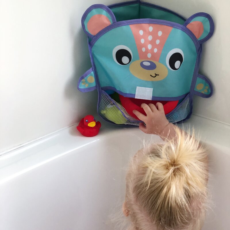 Organizator Playgro cu Ventuze pentru Jucării Baie
