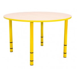 Masa Gradinita Rotunda Bambino Galben