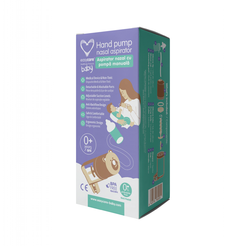 Aspirator Nazal EasyCare Baby - Sigur și Eficient - imagine 2