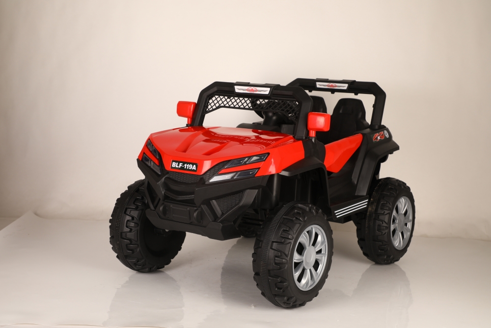 Nichiduta Jeep Jumbo 4x4 Red, 140W, cu Slow Start - imagine 2