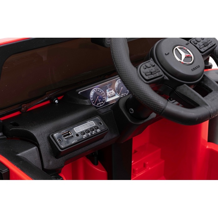 Masinuta Electrica Mercedes AMG G63 50W Rosu - imagine 8