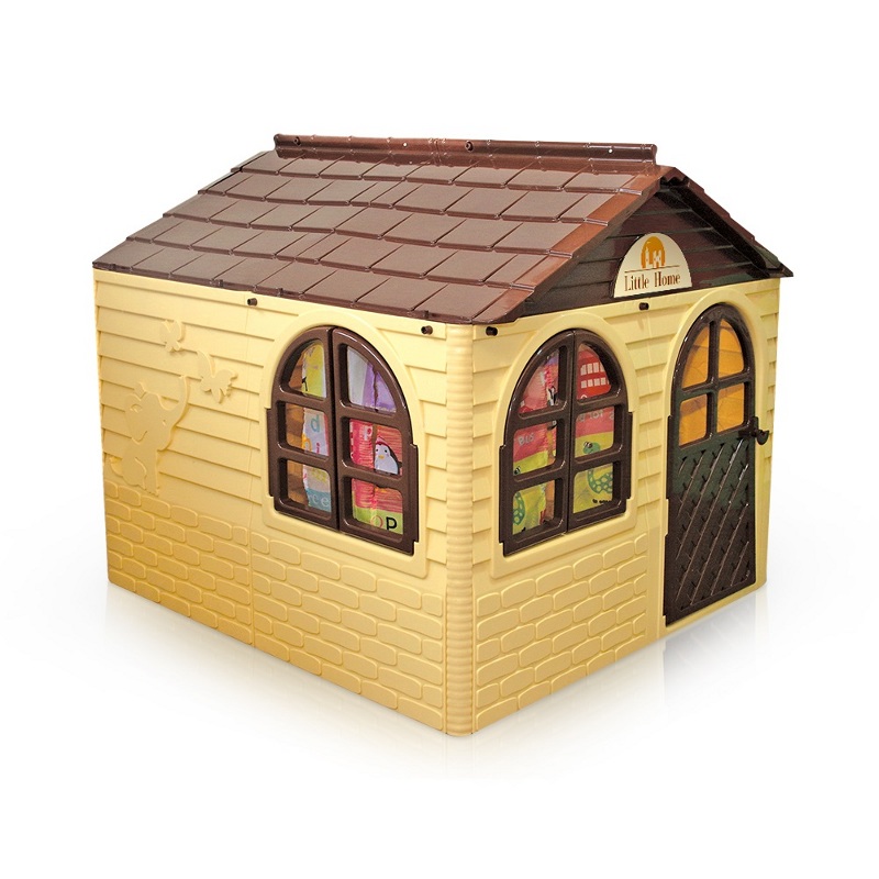 Căsuță joacă Mykids BeigeBrown, Interior/Exterior - imagine 4
