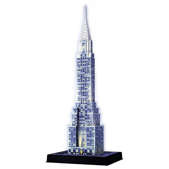 Puzzle 3D Ravensburger Chrysler Luminoasă