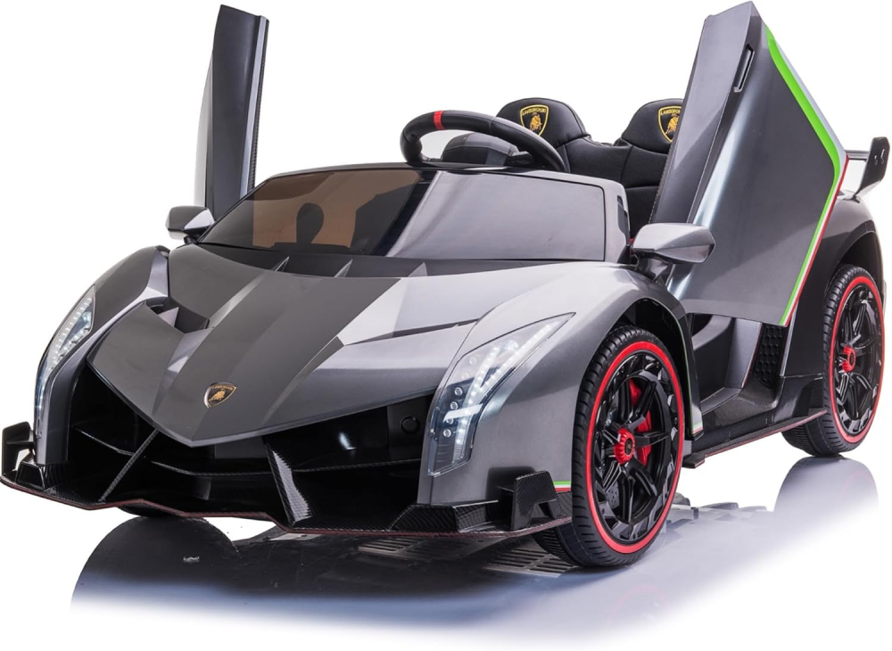 Mașinuță Electrică Lamborghini 2 Locuri 12V Piccolino - imagine 6