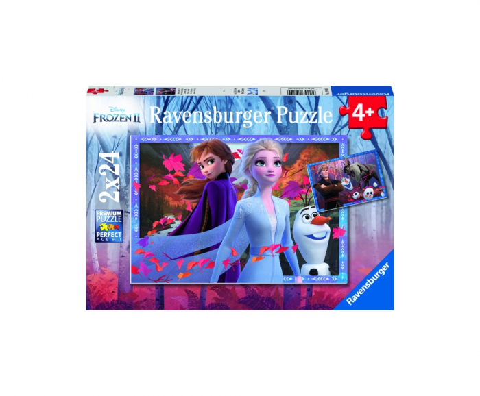 Puzzle Ravensburger Frozen II, 2x24 Piese