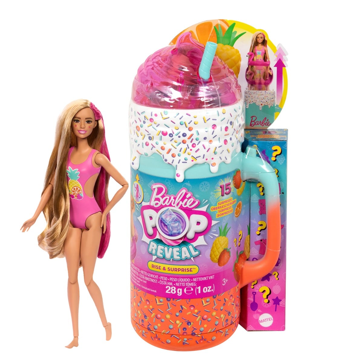 Barbie Color Pop Reveal - 15 Surprize și Animăluț