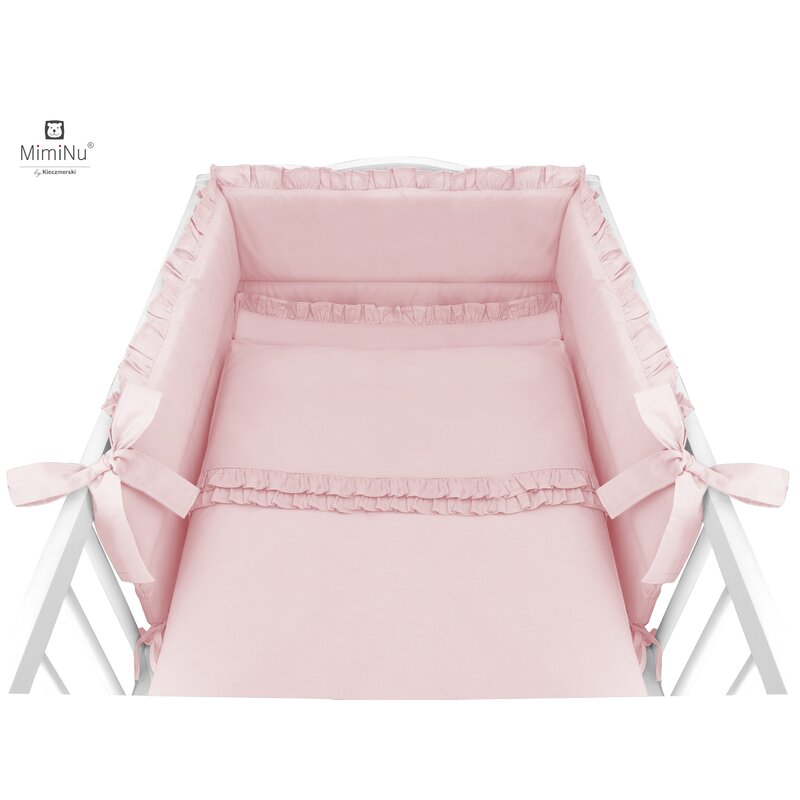 Set Lenjerie Patut MimiNu Royal 5 Piese, Roz