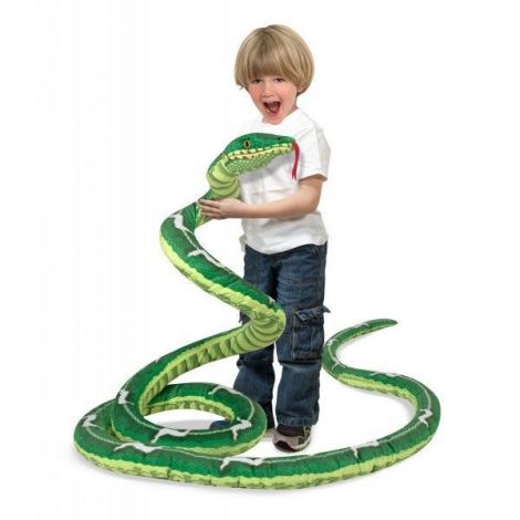 Șarpe Pluș Gigant Melissa & Doug | Jucărie Premium - imagine 2