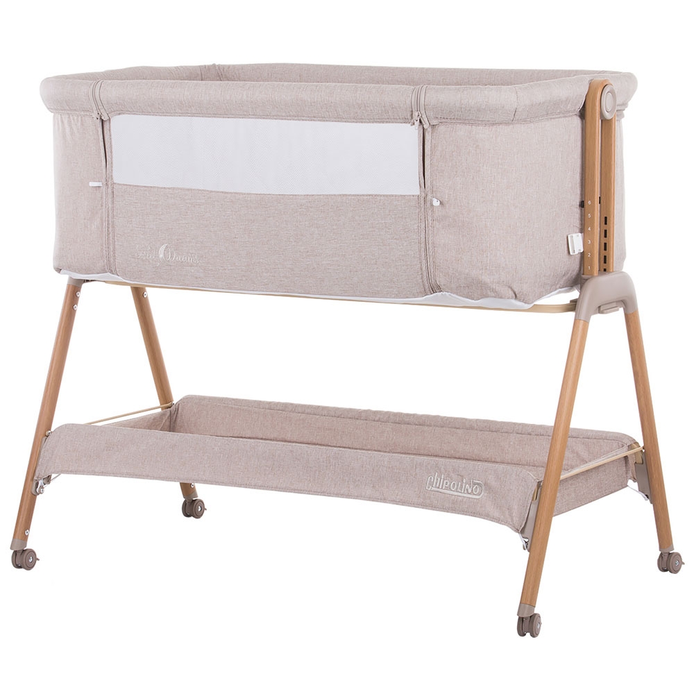 Patut Co-Sleeper Chipolino Sweet Dreams Mocca - imagine 5