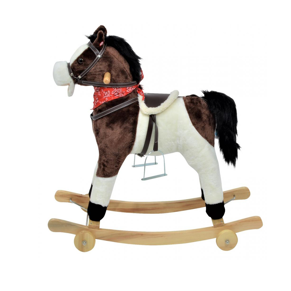 Balansoar Calut Little Mom Rider cu Muzică - imagine 5