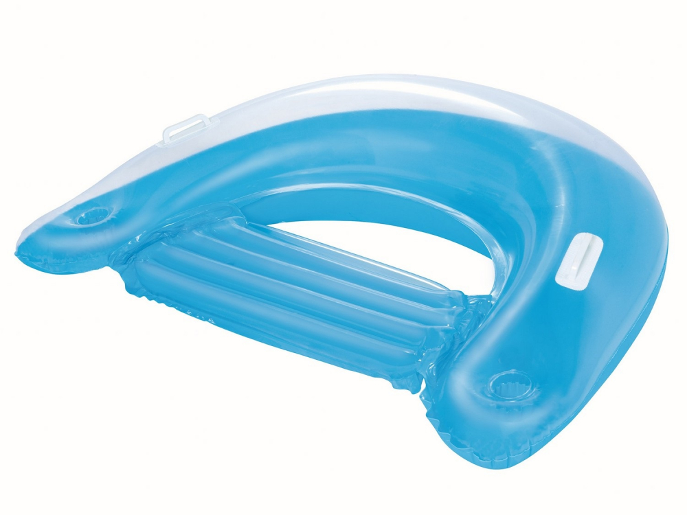 Saltea Gonflabilă Bestway Blue cu Scaun și Suport Pahar - imagine 6