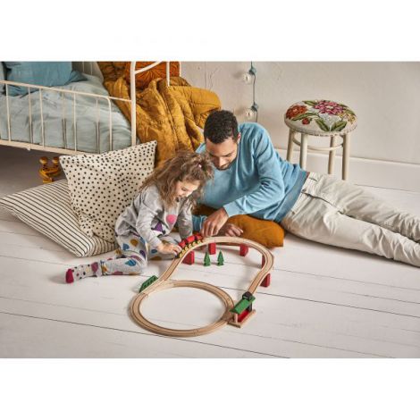 Set Clasic Deluxe 33424 Brio - Trenulete Lemn - imagine 3
