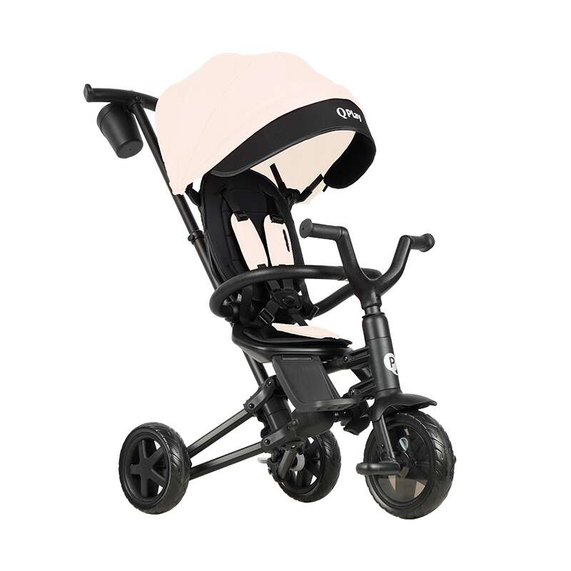 Tricicleta Qplay Nova Niello Bej, Ultrapliabila - imagine 9