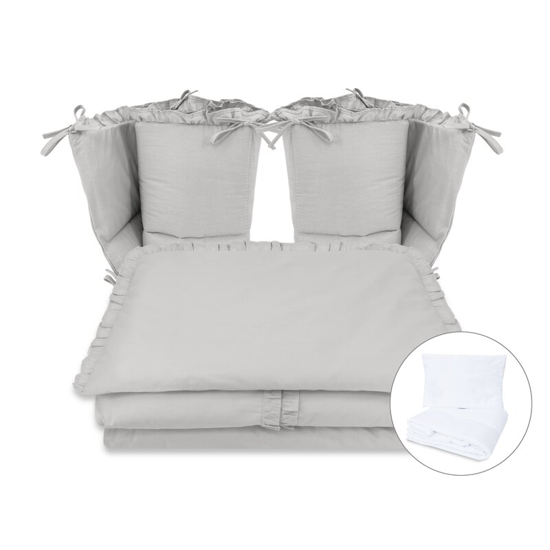 Lenjerie Patut 6 Piese MimiNu Royal Grey