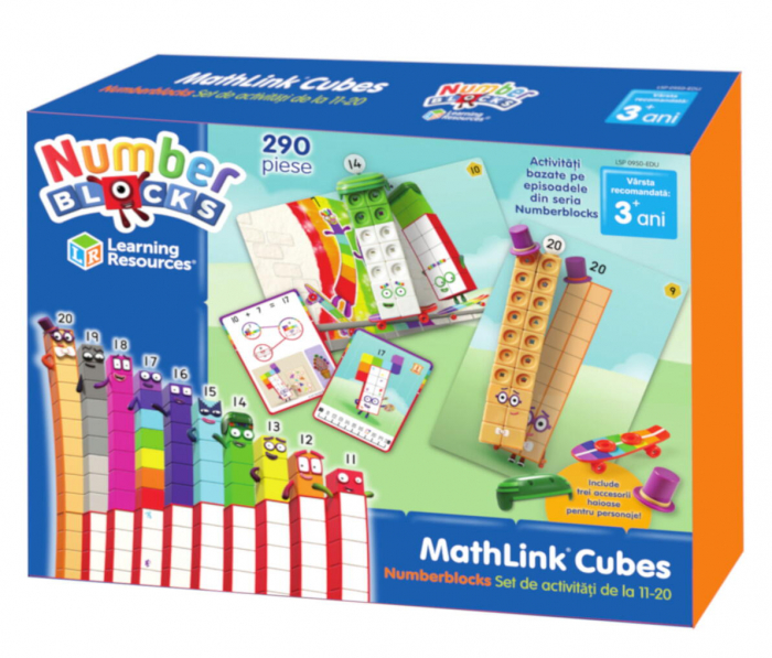 MathLink Cubes 11-20 Numberblocks | Learning Resources