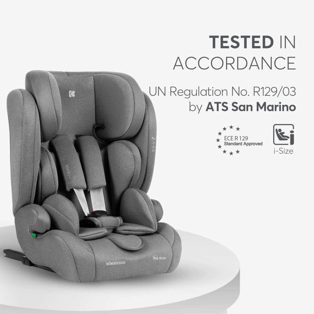 Scaun auto Kikkaboo i-Cross ISOFIX i-SIZE - imagine 3