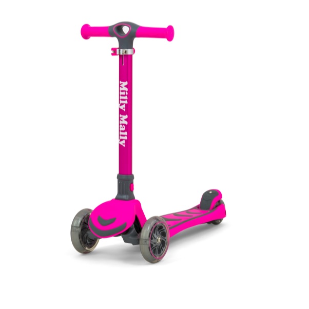 Trotineta Milly Mally Boogie Pink cu LED - imagine 5