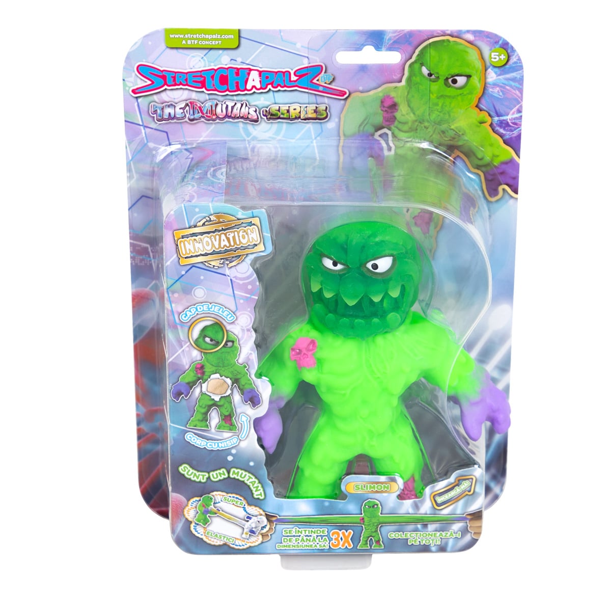 Figurina Stretchapalz The Mutans Slimon, 14 cm