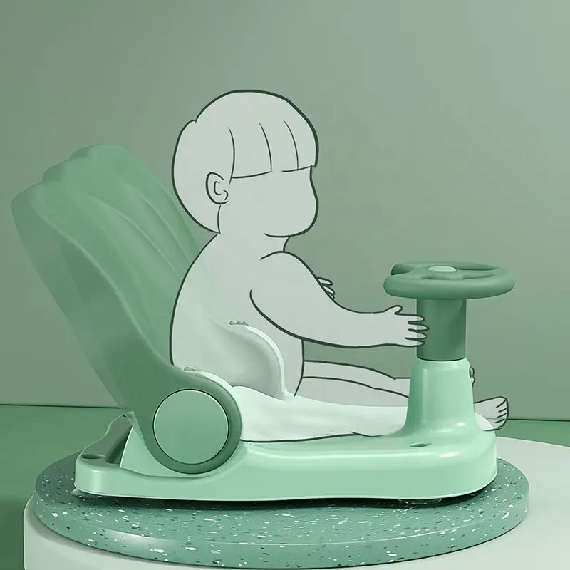Little Mom Scaun Baie Car Blue Pliabil - imagine 2
