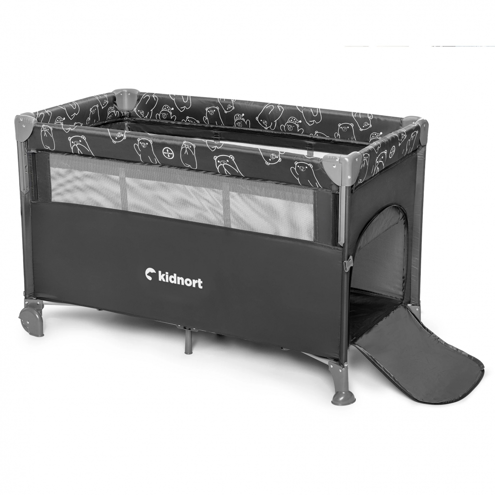 Patut Călătorie Kidnort 3 în 1 Dark Grey - imagine 5