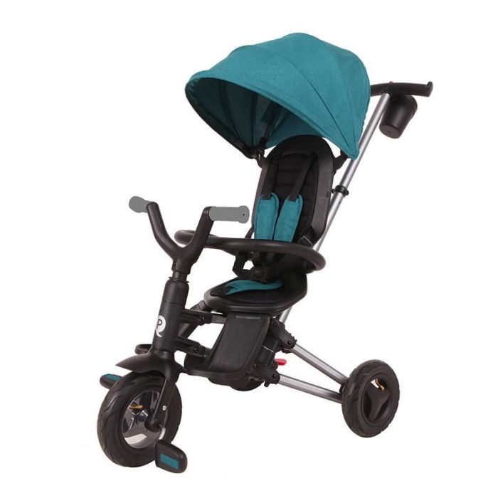 Tricicleta Ultrapliabilă Qplay Nova Air Turcoaz
