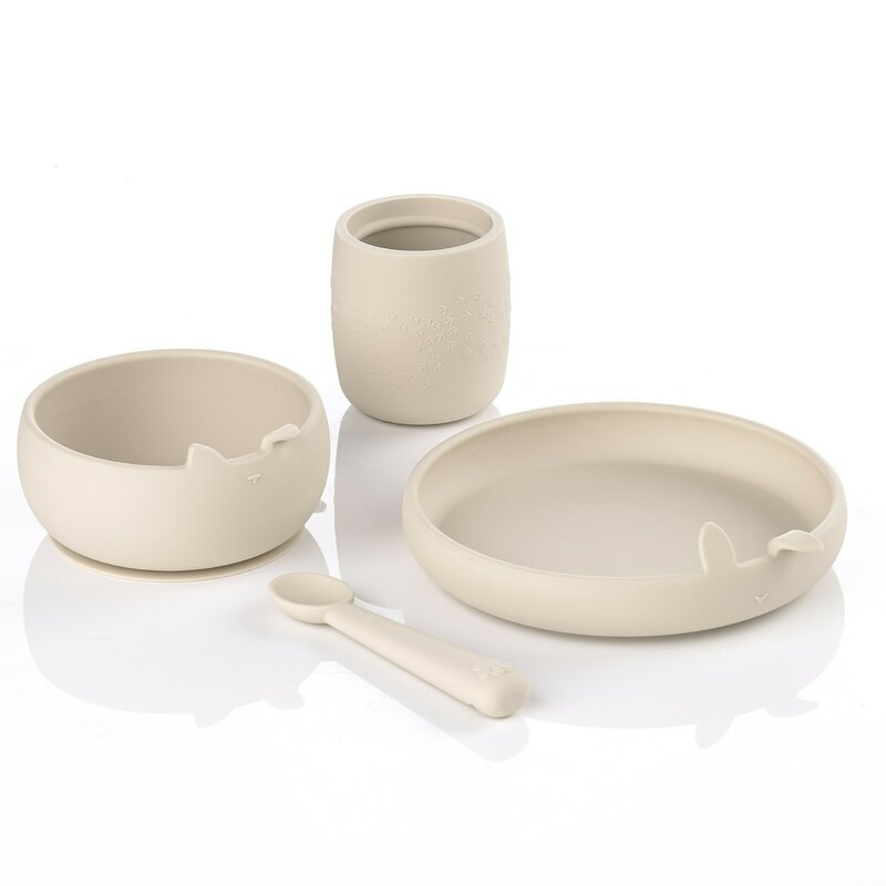 Set masă Jane silicon BPA free, 4 piese