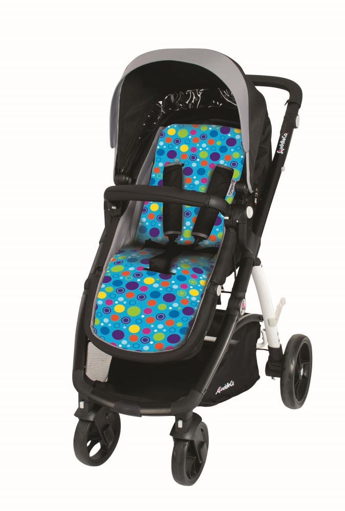 Saltea Carucior CuddleCo Comfi Cush Spot the Dot - imagine 4